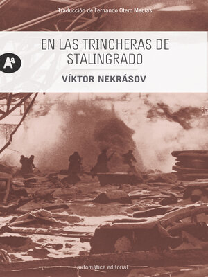 cover image of En las trincheras de Stalingrado